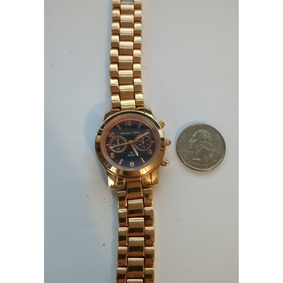 Rare Michael kors women's 'Stop Hunger' rose gold watch MK1241-3 - Picture 2 of 3